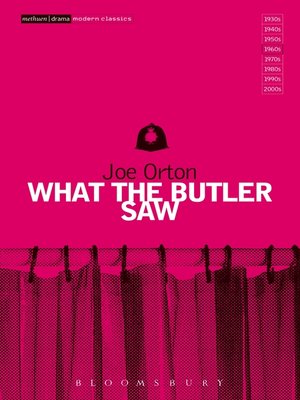 cover image of What the Butler Saw